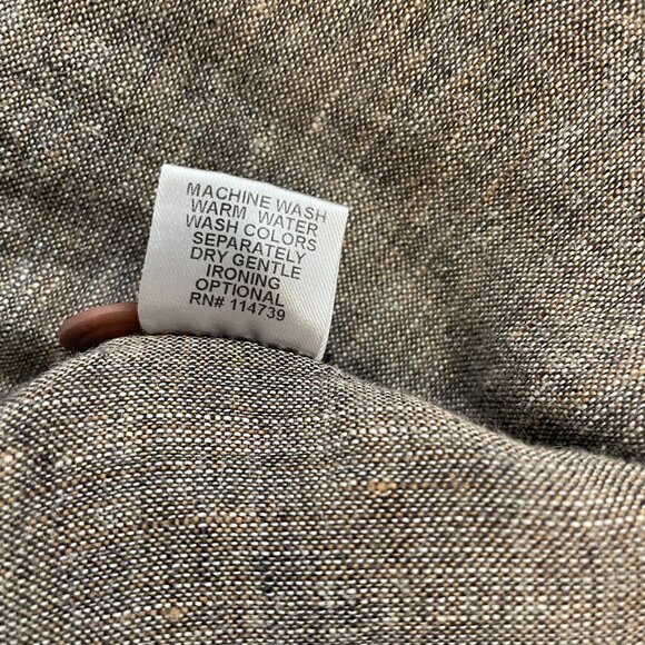 Flax Linen Peasant Market Tunic - Picture 6 of 11